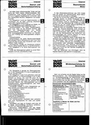 Si 31 - Mindestausrüstung Motorboote
