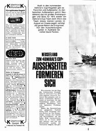 Admiral's Cup - Neuseelands Ausscheidungen