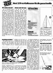 Maxi 77,  7,70m Kielkreuzer, Yacht-Test