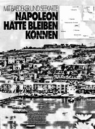 Mit Baedeker und Seekarte - Toskanischer Archipel nördl. Teil