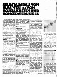 "Omega" - Selbstbau  4. Kojen, Kästen, Konservierungen