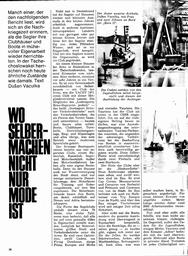Segeln in der Tschechoslowakei