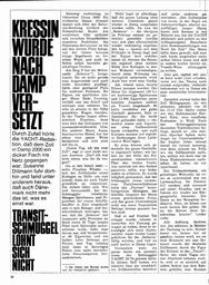Transitschmuggel in Damp