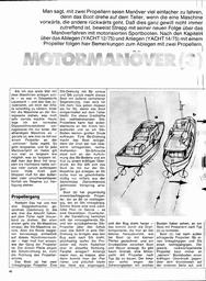 Motormanöver - 3. Ablegen mit zwei Propellern