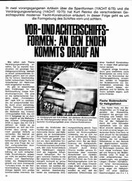 Vor- und Achterschiffsformen