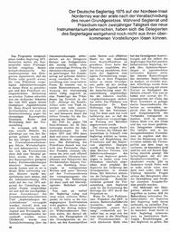 Seglertag 1975 - Bericht