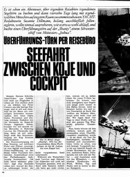 Überführungstörn per Reisebüro