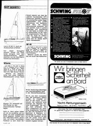 Wilante,  8,88m Fahrtenboot