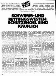 Schwimm- und Rettungswesten