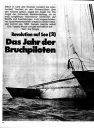 Revolution auf See - Jahrbuch der Bruchpiloten