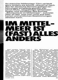 Im Mittelmeer ist (fast) alles anders -1-