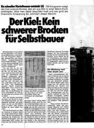 Ein schneller Vierteltonner entsteht - Der Kiel -4-
