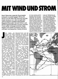 Reiserouten der Weltumsegler