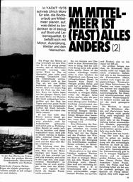 Im Mittelmeer ist (fast) alles anders -2-