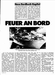 Feuer an Bord