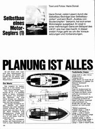 Selbstbau eines Motorseglers - Planung ist alles     -1-