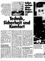 Selbstbau eines Motorseglers - Technik, Sicherheit, Komfort -5-