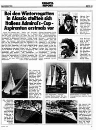 Winterregatta vor Alassio: Italiens Admiral's-Cup-Aspiranten stellten sich vor