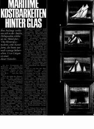 Maritime Kostbarkeiten hinter Glas