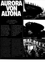 "Aurora von Altona" - Ein aufgegebener Kutter kommt wieder unter Segel