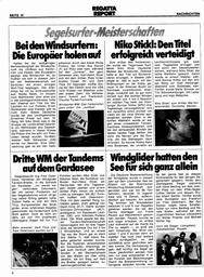 Segelsurfer-Meisterschaften