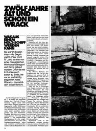 Zwölf Jahre alt und schon ein Wrack