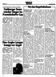 Finn - Eddy-Beyn-Gedächnispreis auf der Alster