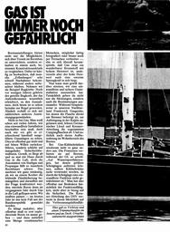 Sicherheit - Gas ist immer noch gefährlich
