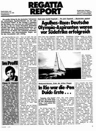 Whitbread-Rennen: "Pen Duick" = Erste