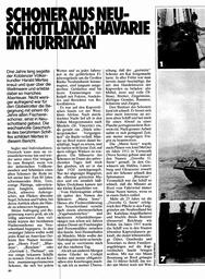 Schoner aus Neu-Schottland: Havarist im Hurrikan
