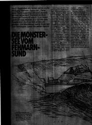 Monstersee vom Fehmarnsund