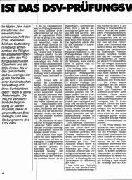 DSV - Prüfungswesen zu umständlich?