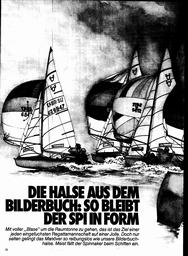 Spi - So bleibt der Spi in Form                          Halse aus dem Bilderbuch