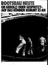 Gerollt oder gespritzt