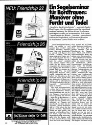 Bordfrauen-Segelseminar