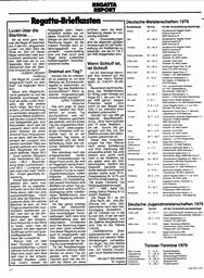 Deutsche Meisterschaften, Deutsche Jugendmeisterschaften - Tonner, Termine