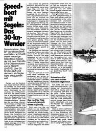Speedboot mit Segeln (V-5)