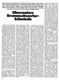 Obermaiers Krummschwerter-Schmiede