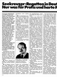 Seekreuzer-Regatten in Deutschland - Nur für Profis und harte Männer? Yacht-Gespräche
