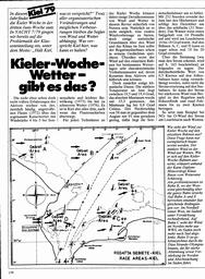 Kieler Woche-Wetter - Gibt's das?