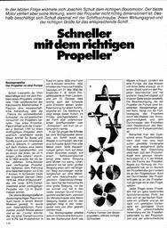 Propeller - Schneller mit dem richtigen Propeller
