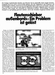 Flautenschieber außenbords  Finje Prop
