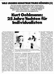 Konstrukteure, Was unsere Konstrukteure können (5) - Kurt Oehlmann