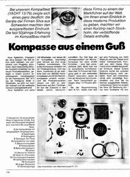 Kompasse aus einem Guß