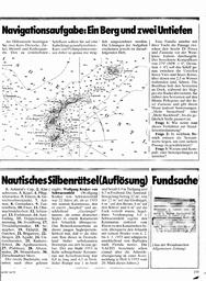 Freiwache (1) Silbenrätsel; (2) Navigations-Aufgabe