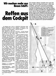 Wir machen mehr aus Ihrem Boot (17): Reffen aus dem Cockpit