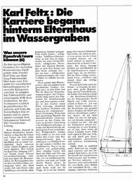 Konstrukteure, Was unsere Konstrukteure können (6) - Karl Feltz