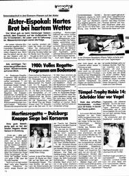 Bodensee-Regatta-Programm 1980