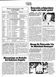 Schweiz: Meisterschaftsprogramm 1980