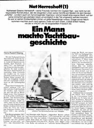 Herreshoff, Nat (1) - Ein Mann machte Yachtbau-Geschichte